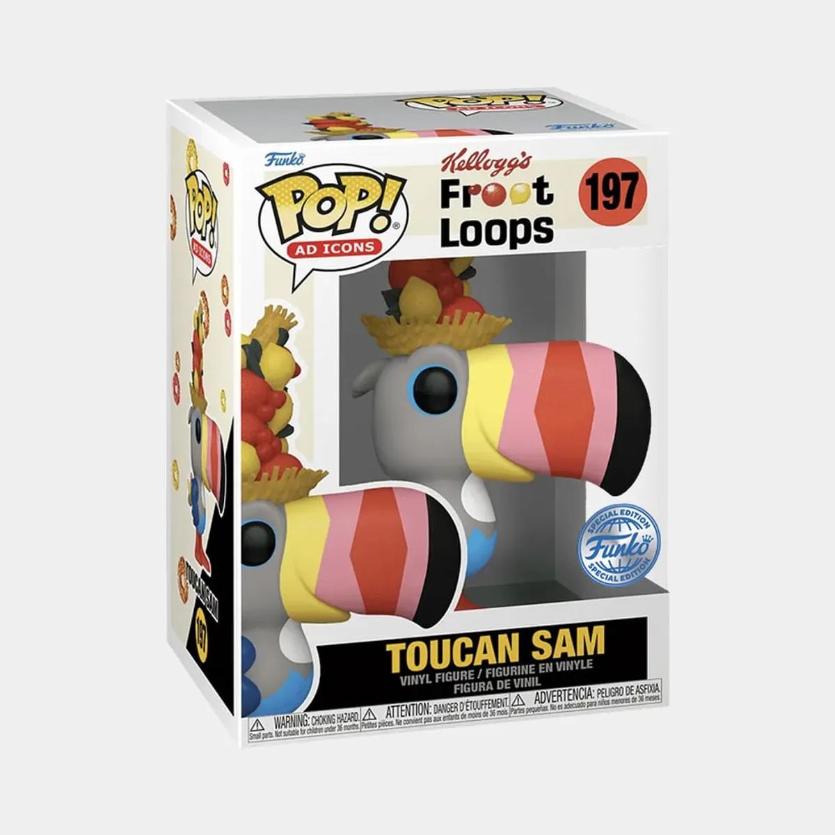 FUNKO - FUNKO POP AD ICONS KELLOGGS FROOT LOOPS - TOUCAN SAM SE