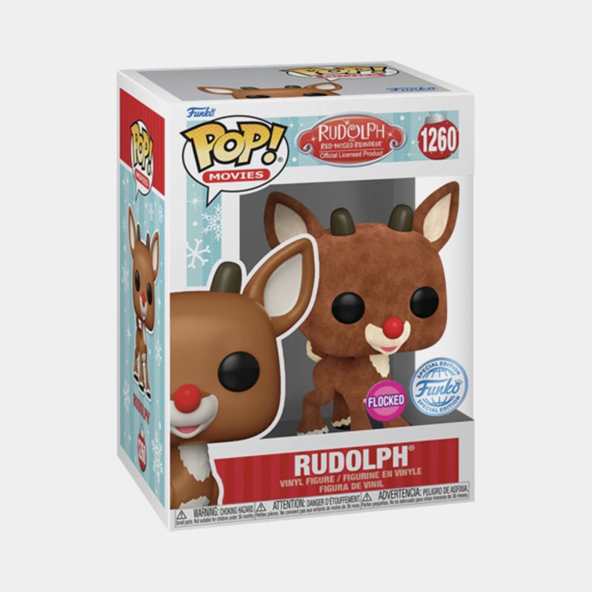 FUNKO - FUNKO POP RUDOLPH THE RED NOSED REINDEER - RUDOLPH FLOCKED