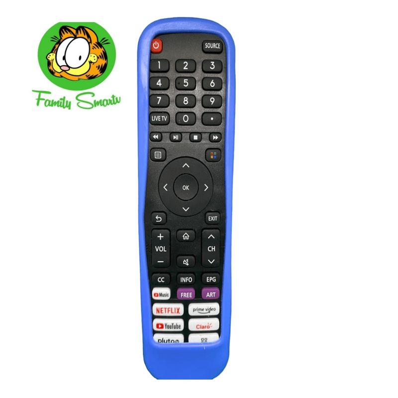 SIKAI - Funda para Control Remoto para televisor Smart Hisense EN2I30H Azul