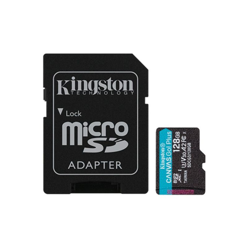 KINGSTON - MEMORIA MICRO SD 128GB KINGSTON CANVAS GO PLUS