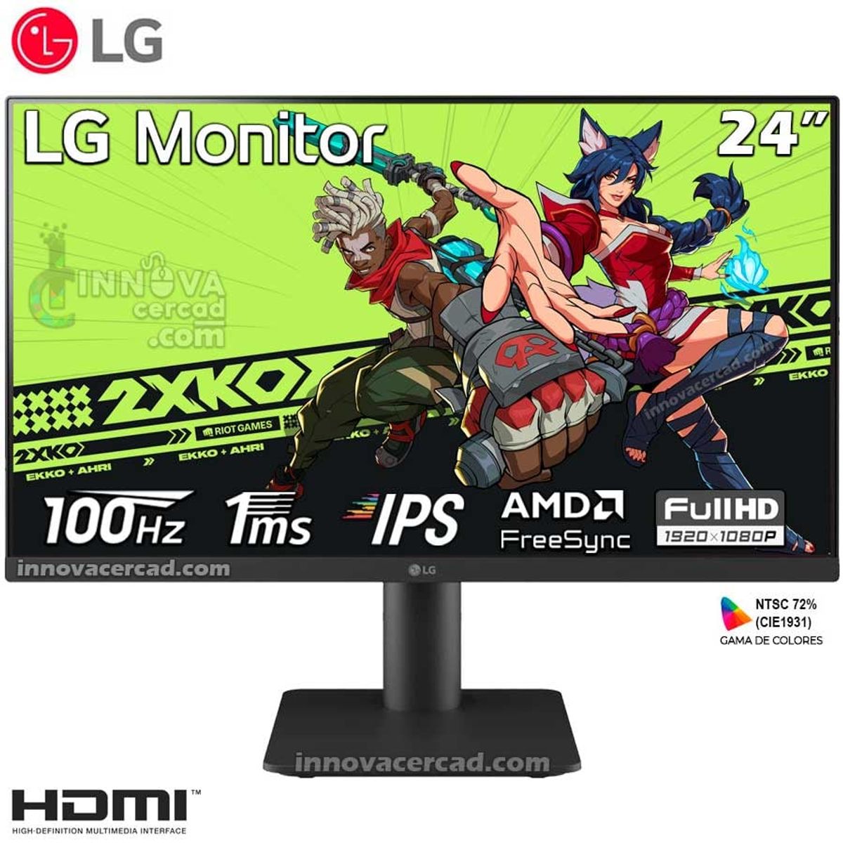 LG - MONITOR LG 24MS500-B 24″ IPS FHD 100Hz 1ms AMD FreeSync