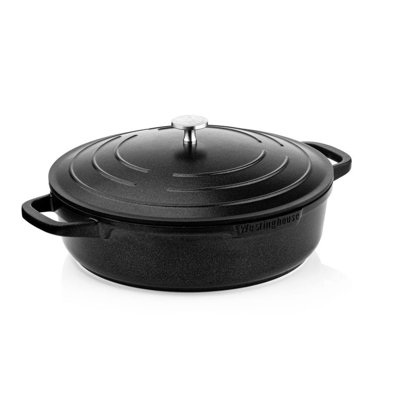 WESTINGHOUSE - Cacerola baja antiadherente con tapa WH Performance 4L