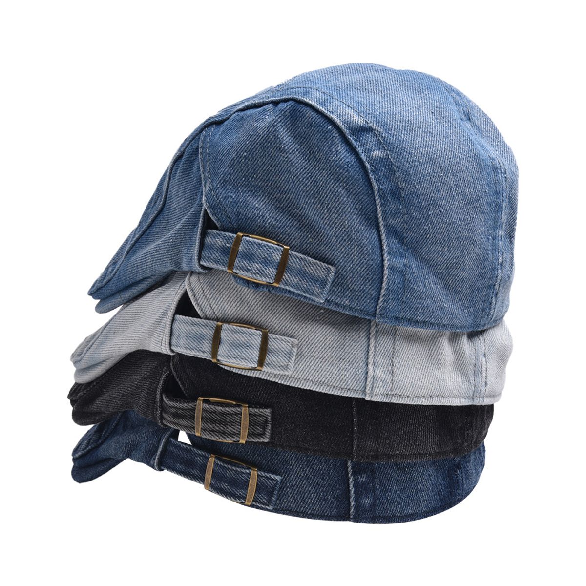KAST PE - Boina Hombre Gorra en Drill Jeans Newman - Azul