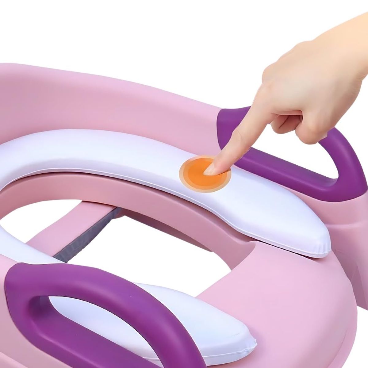 GENERICO - Escalera de Entrenamiento Infantil para Inodoro - Rosado