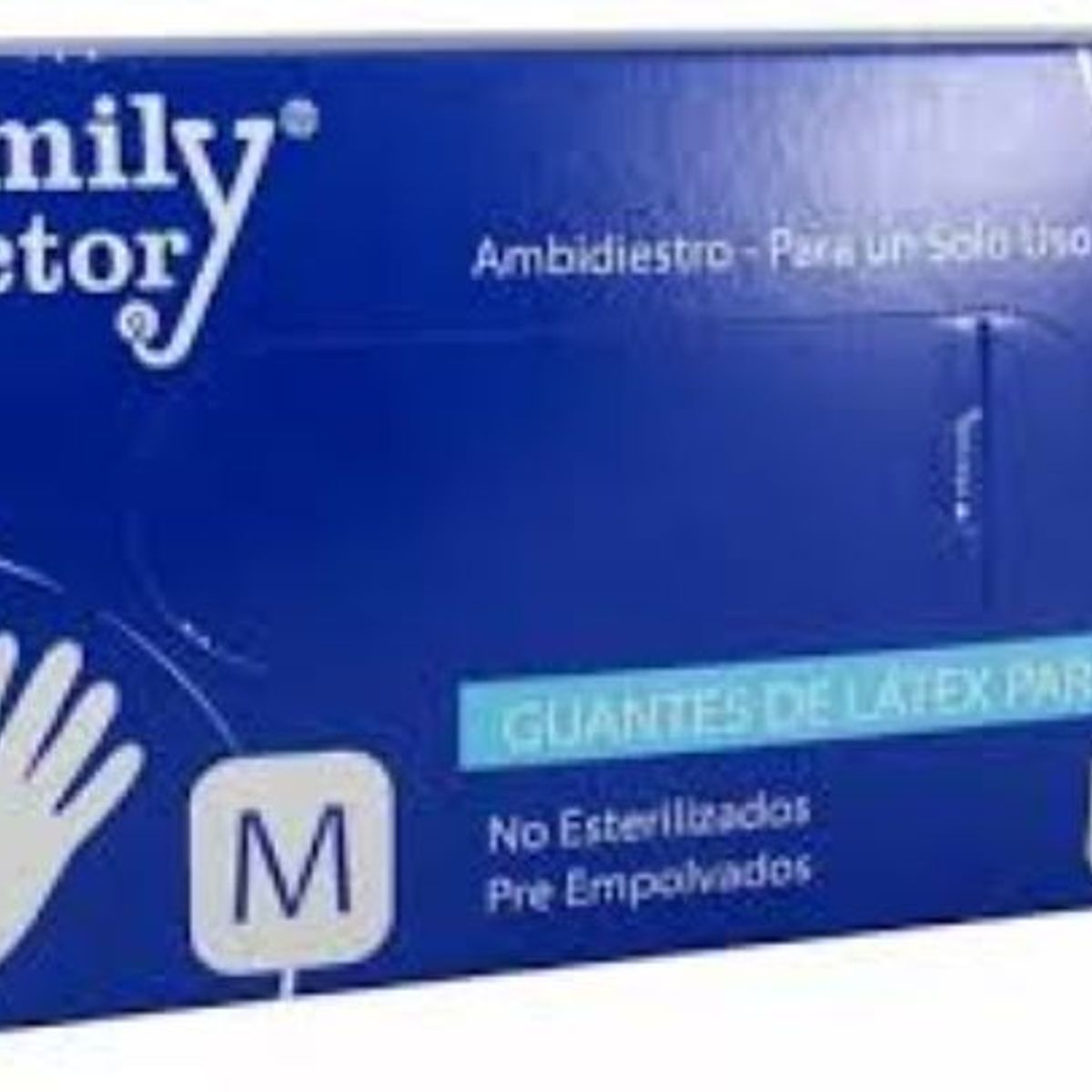 FAMILY DOCTOR - Guantes de latex  Talla M -  100 unid.  Family Doctor