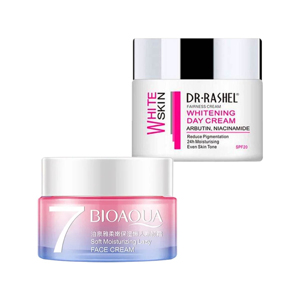 BIOAQUA - Crema Facial Aclaradora + Crema Blanqueador de Día
