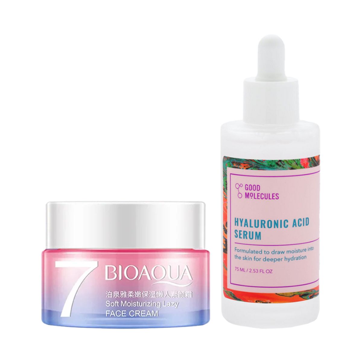 BIOAQUA - Crema Facial Aclaradora + Serum Hyaluronic