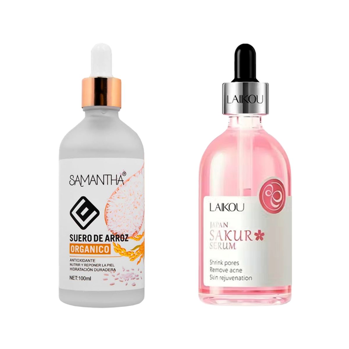 GENERICO - Serum Facial Extracto de Arroz + Serum Facial Sakura Japan