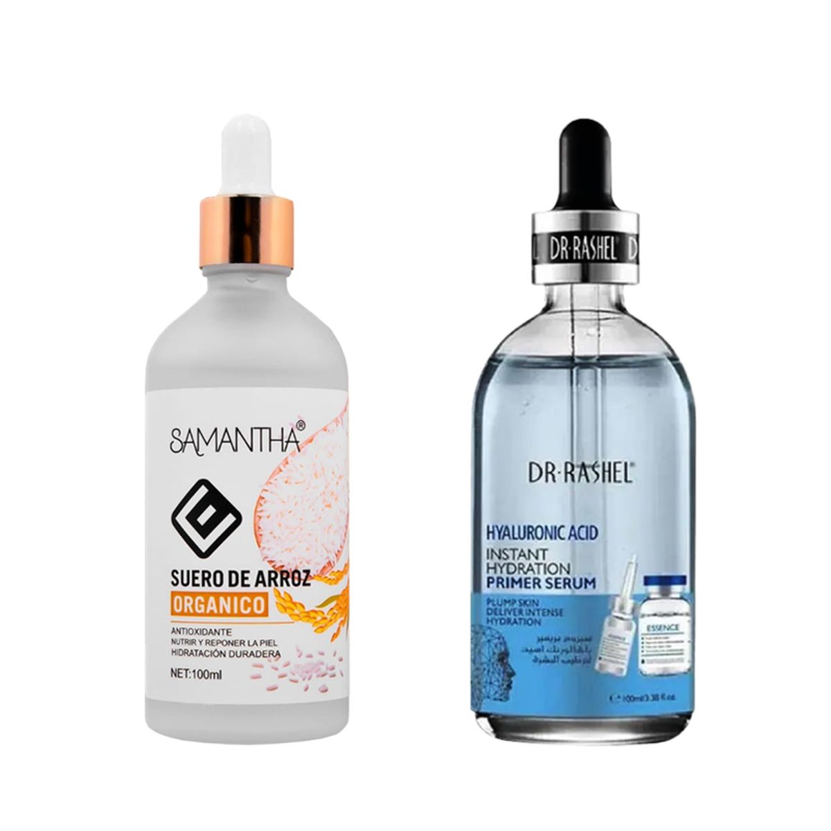 GENERICO - Serum Facial Extracto de Arroz + Serum Ácido Hialurónico