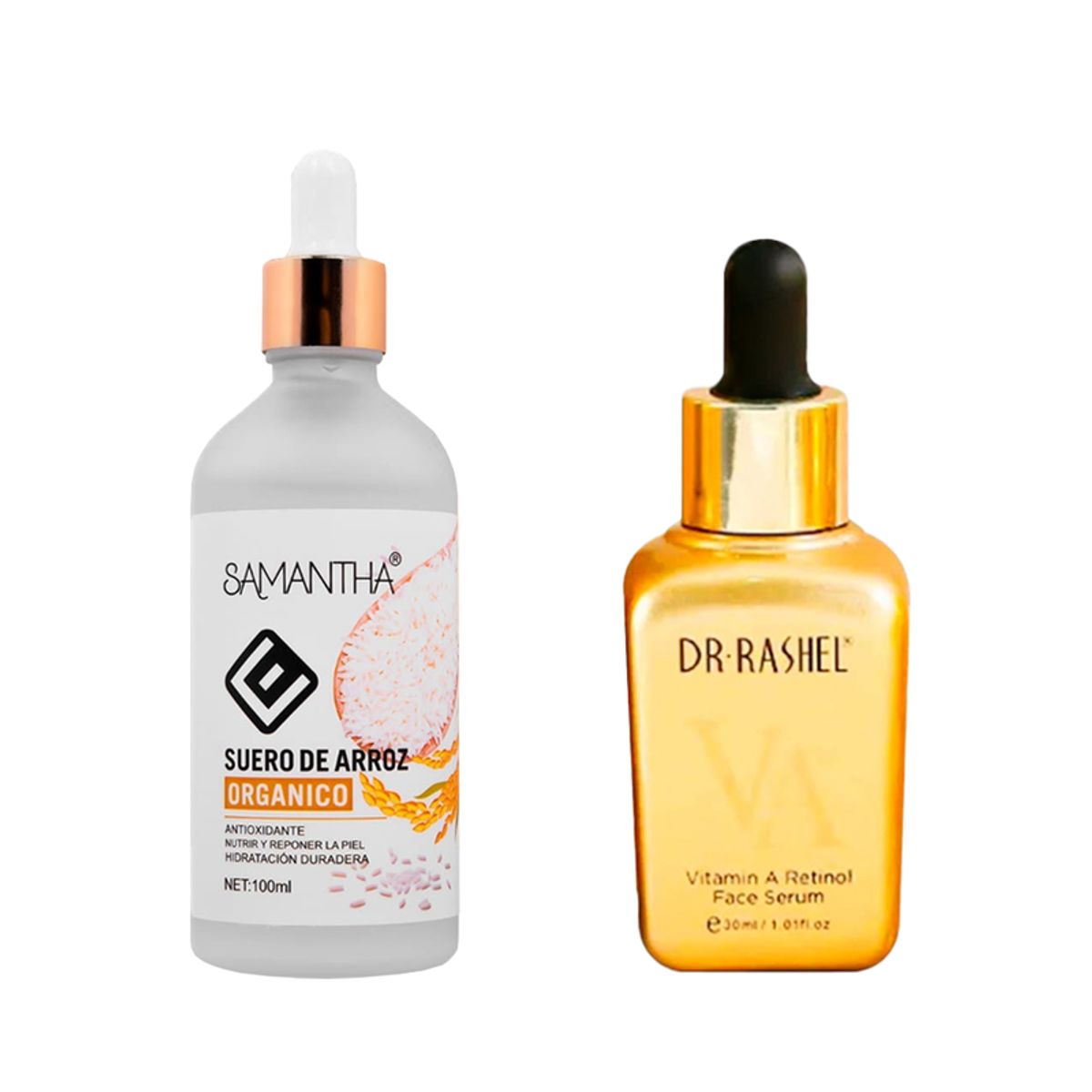 GENERICO - Serum Facial Extracto de Arroz + Serum Vitamina A Retinol