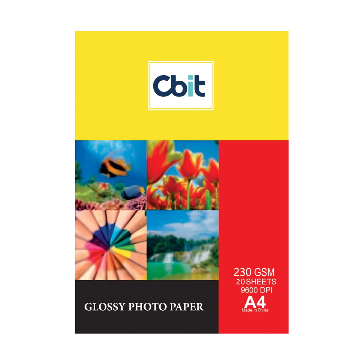 GENERICO - Papel Fotográfico Brillante A4 CBIT 20h 230g