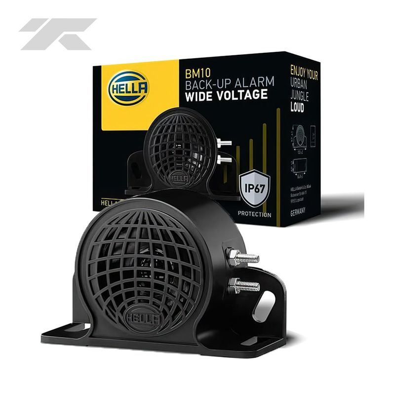 HELLA - Sirena de Retroceso 9V/48V 110 Db Multivoltaje Hella