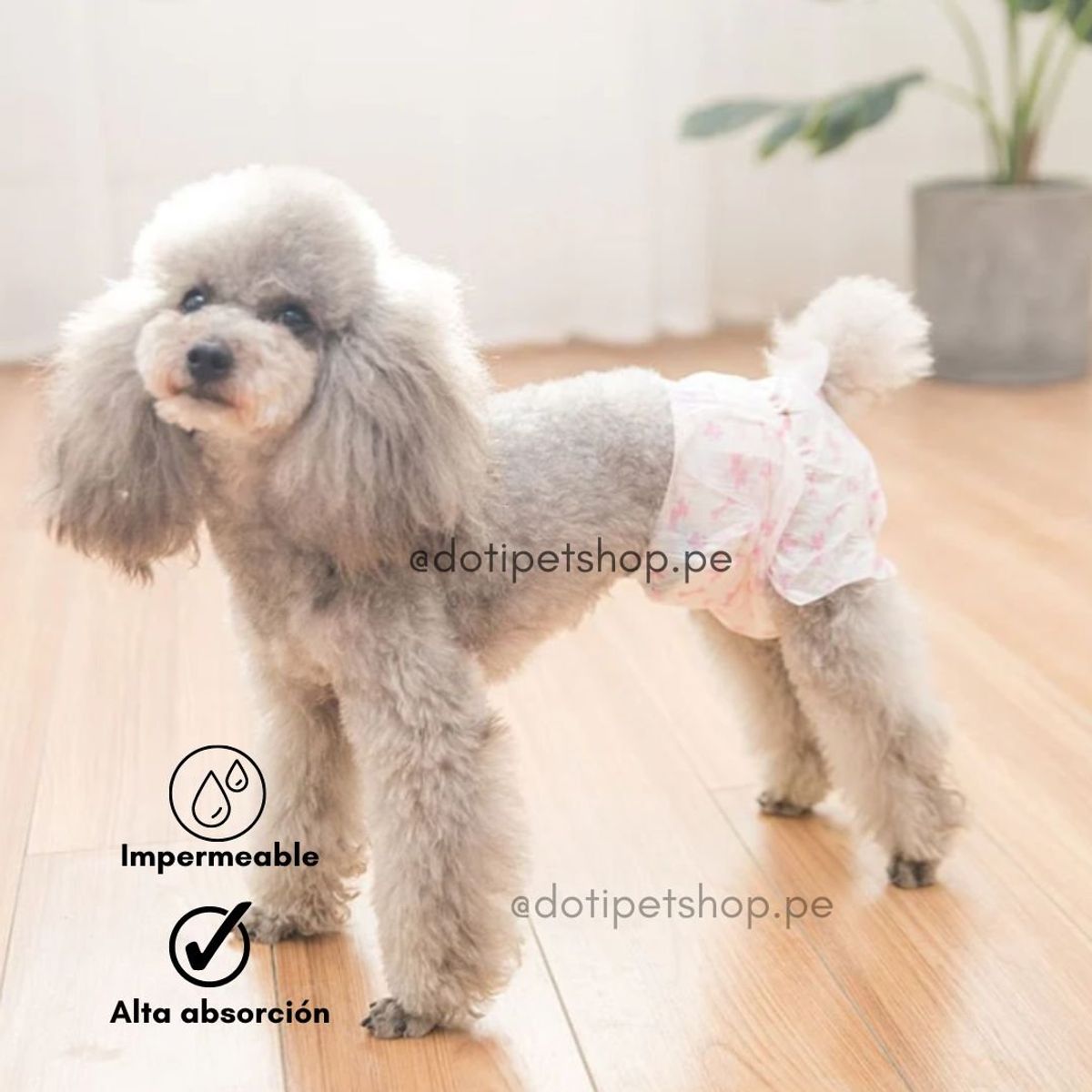 GENERICO - Pañal para mascotas Hembra L 34-50cm