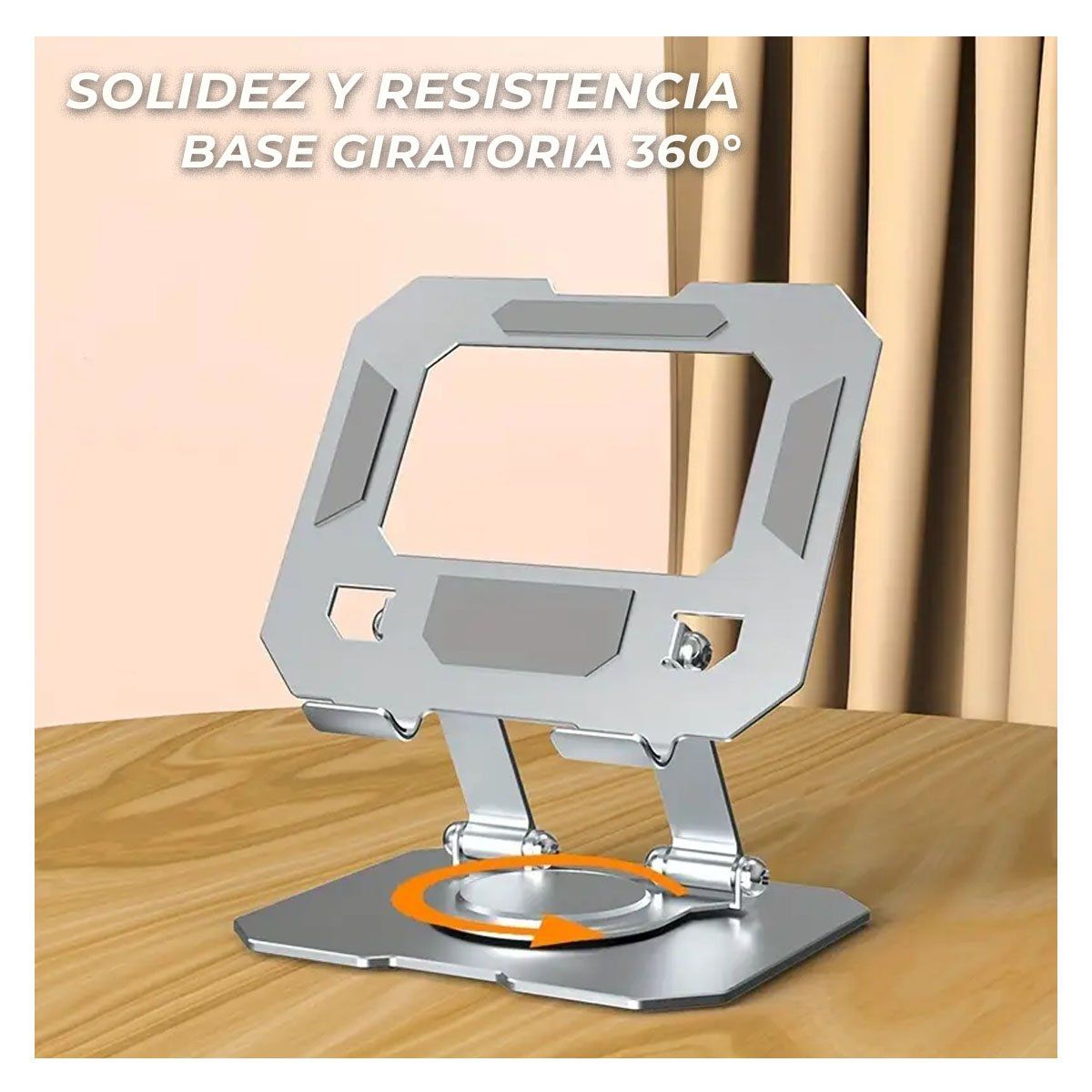 GENERICO - Soporte Para Tablets Smartphones Ipad Hasta 12 Rotación 360°