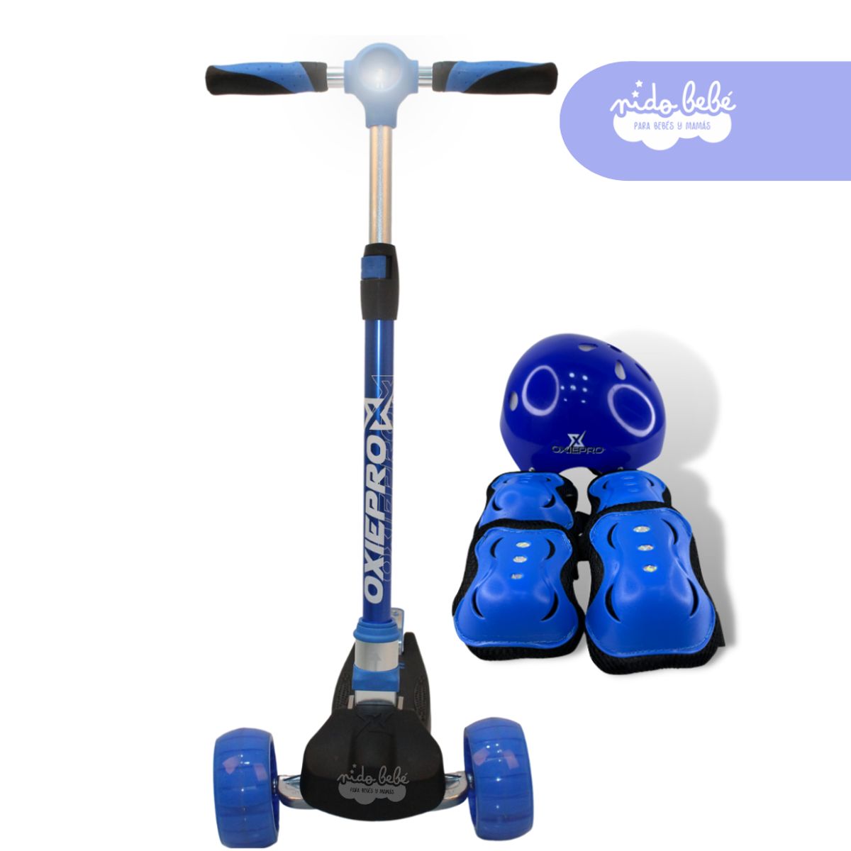 GENERICO - SCOOTER MAXI OXIE AZUL CON BLUETHOOH