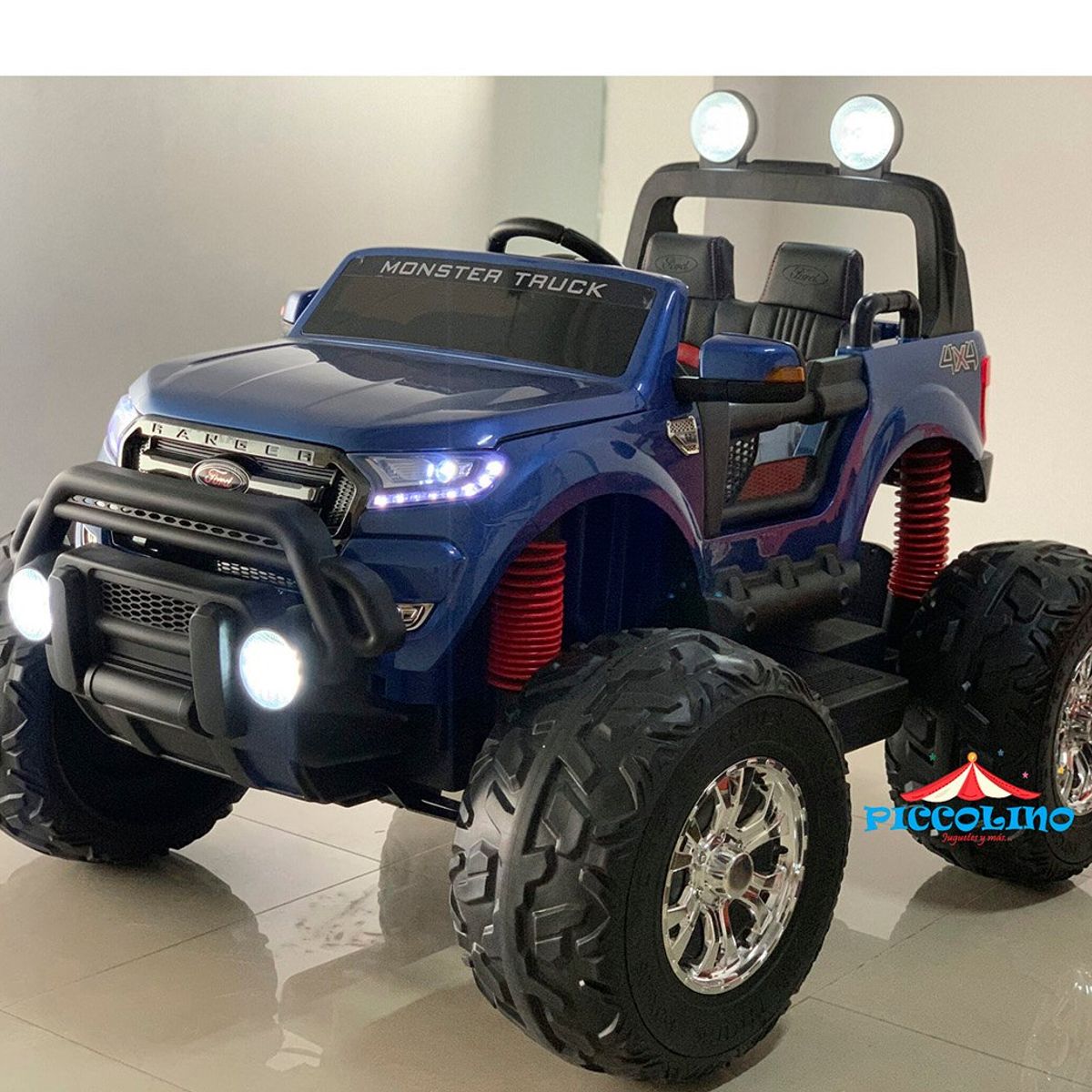FORD - Carro a batería Ford Ranger Monster Truck 4x4 Todo Terreno