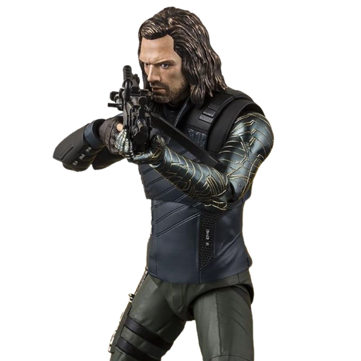 BANDAI - Avengers Infinity War SH Figuarts Bucky con Efecto Tierra