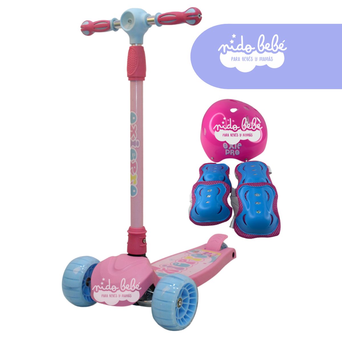 GENERICO - SCOOTER GRAN OXIE ROSA TURQUESA