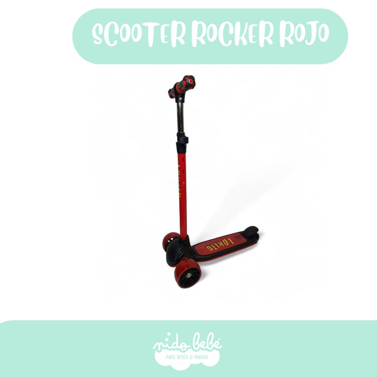 BABY - SCOOTER ROCKER ROJO
