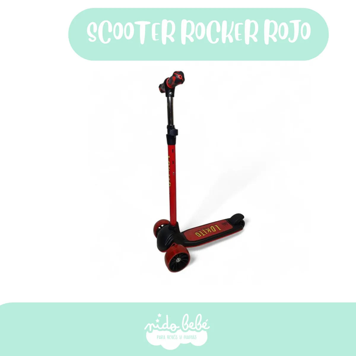 BABY - SCOOTER ROCKER ROJO