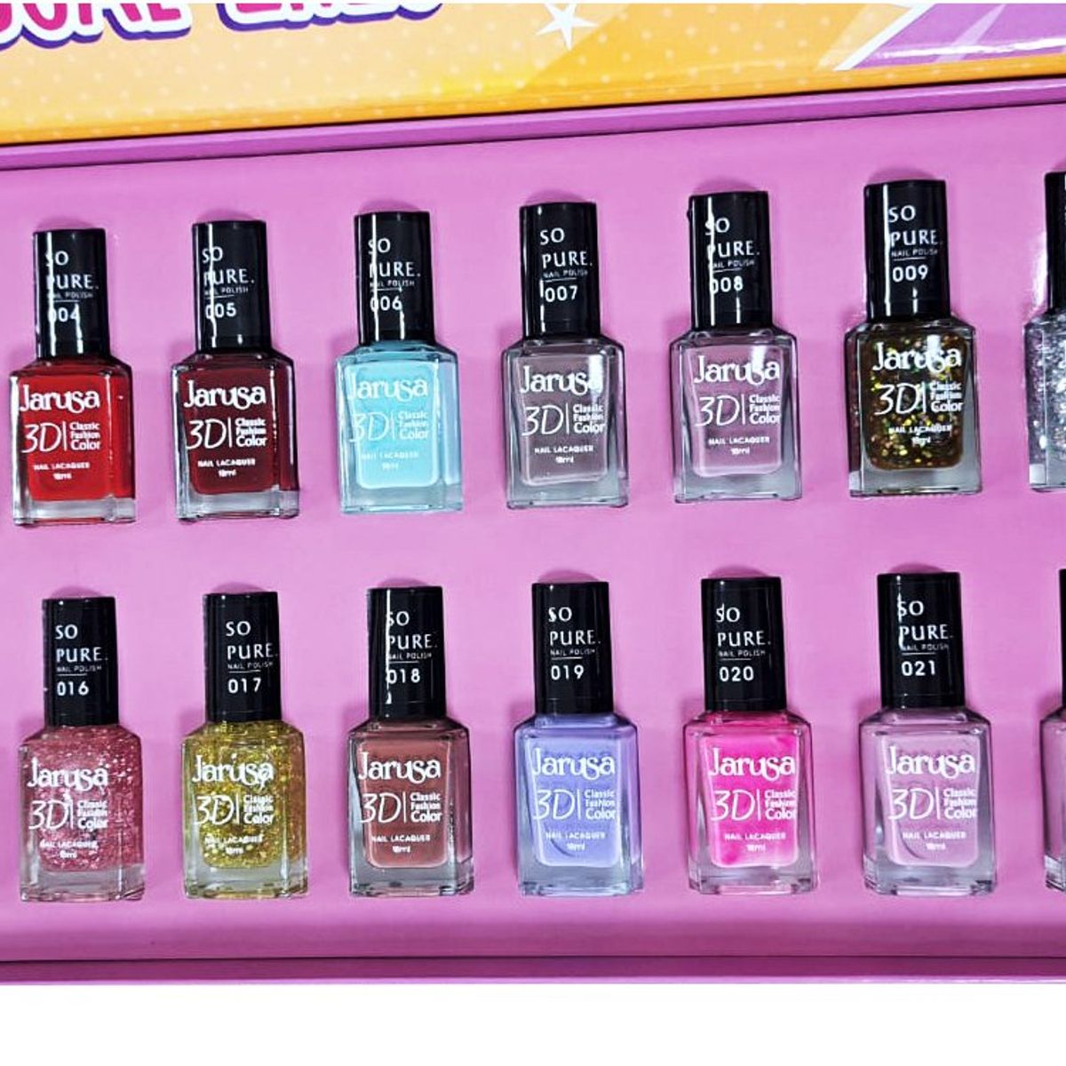 GENERICO - Box de Esmaltes  Shining Nails Jarusa 24 unidades