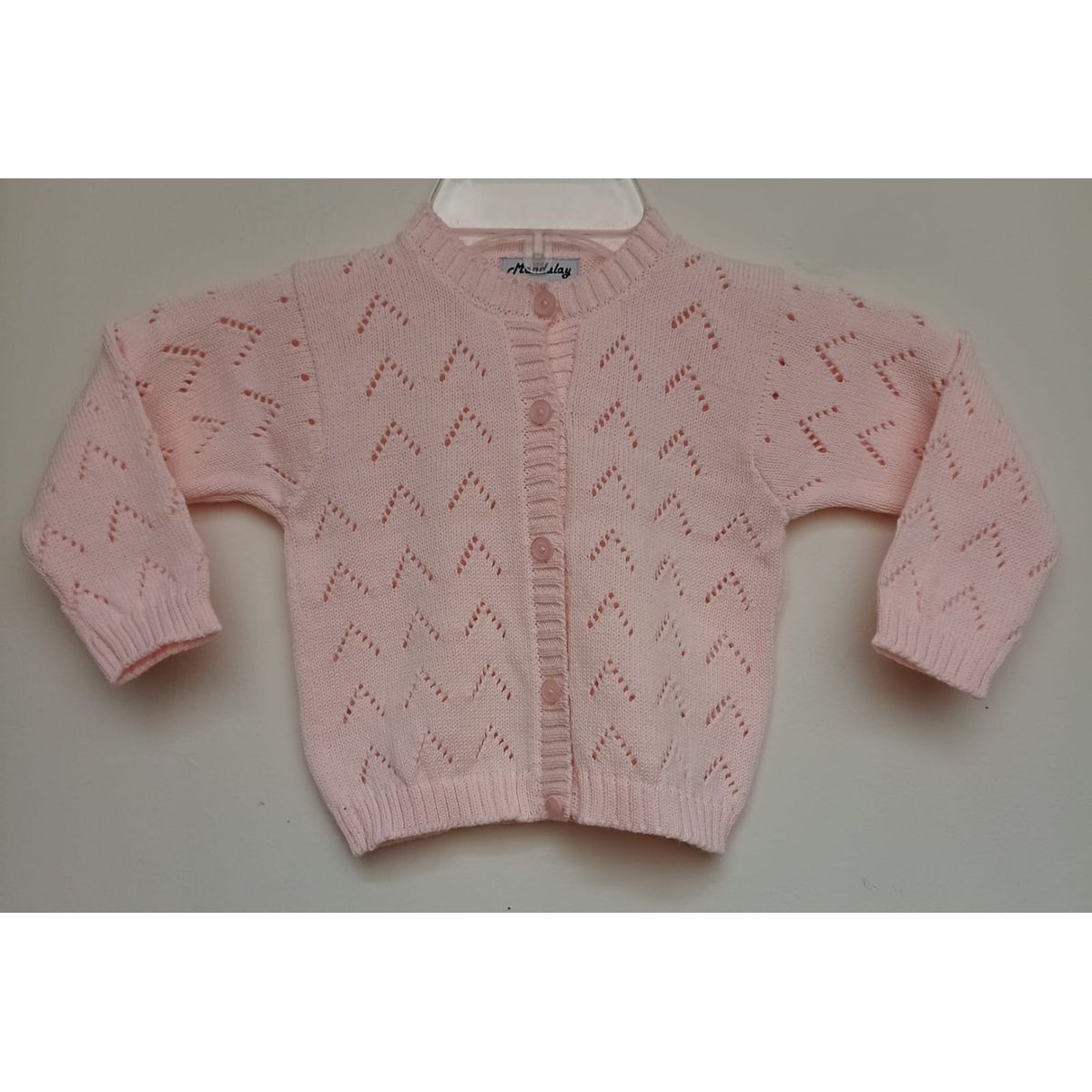 GENERICO - CHOMPA NIÑA CALADA ROSADA MANDALAY KNITS