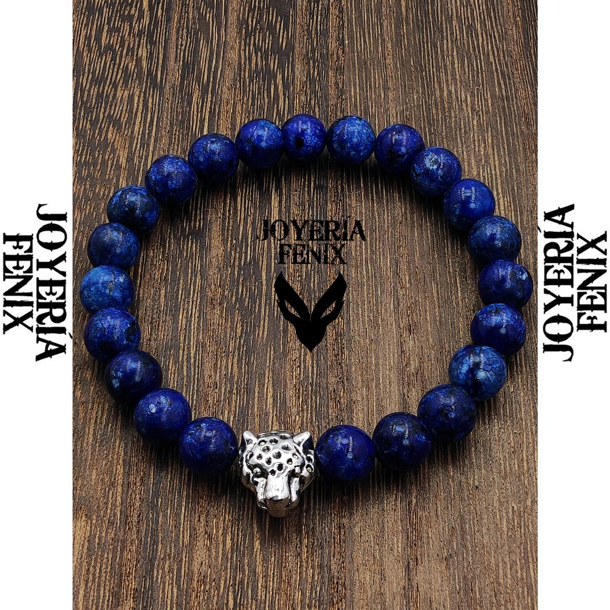 JOYERIA FENIX - Pulsera Leopardo Piedra Natural - Joyería Fénix