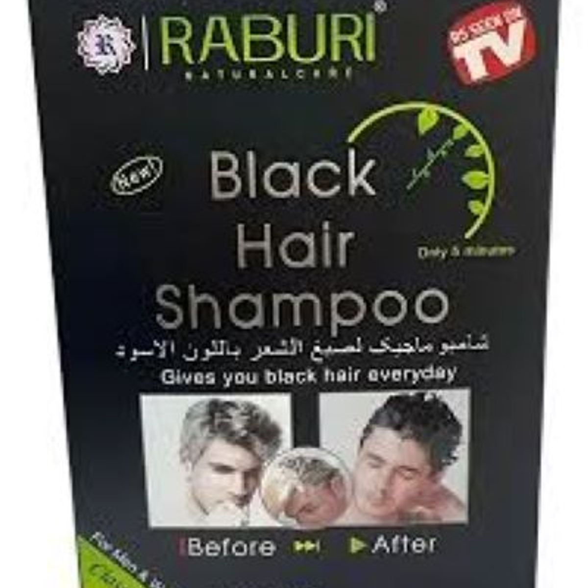 GENERICO - Tinte Shampoo  Negro - RABURI