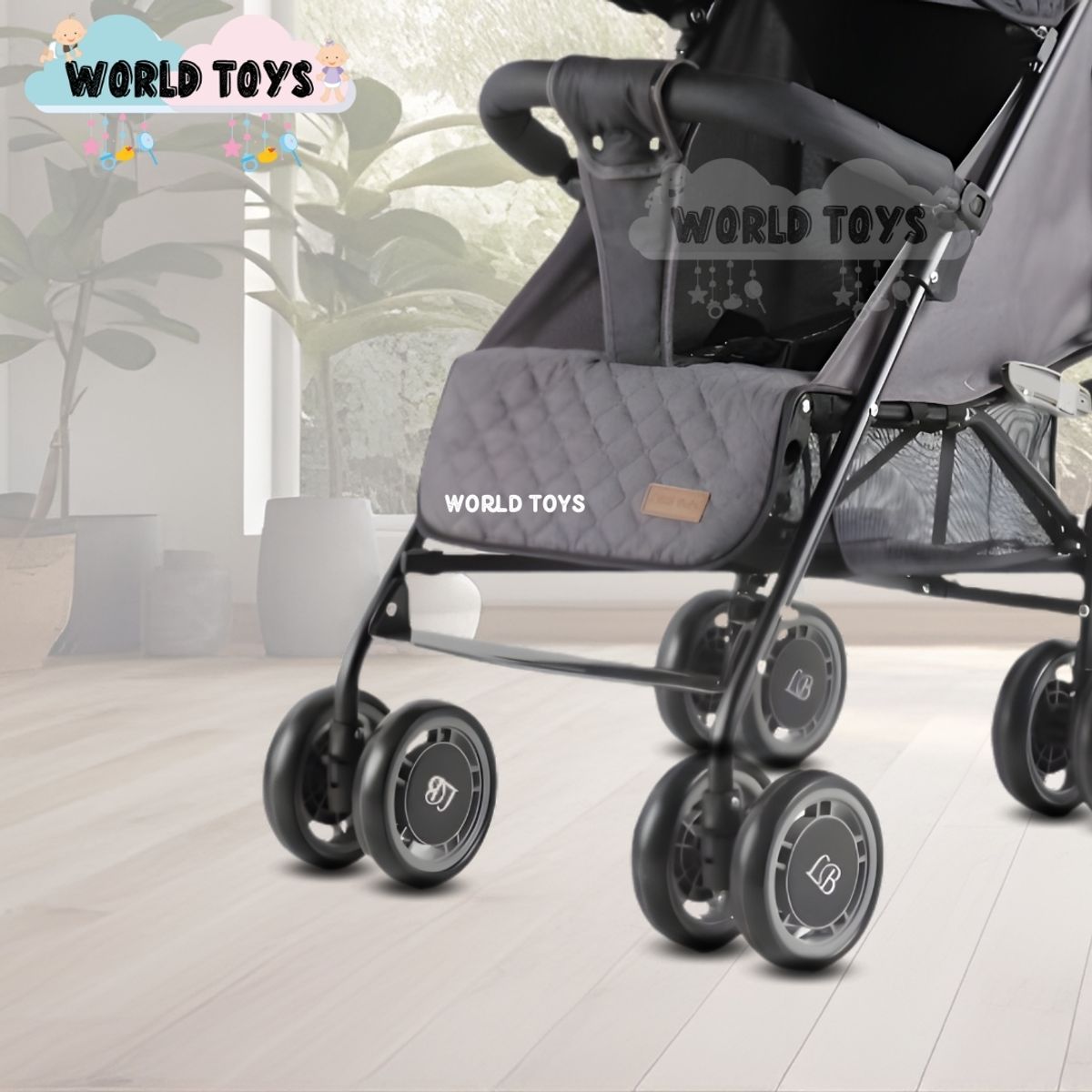 Coche Bastón Deportivo «POLONIA II» Black, marca LITTLE - Foto 2