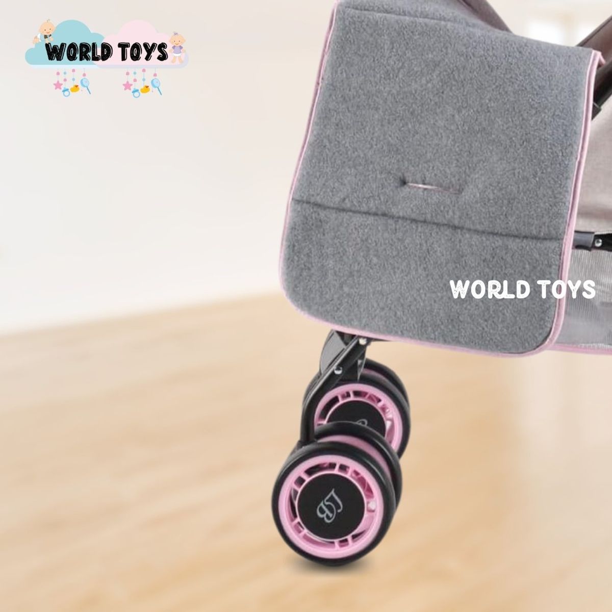 LITTLE - Coche Bastón Deportivo «POLONIA II» Pink