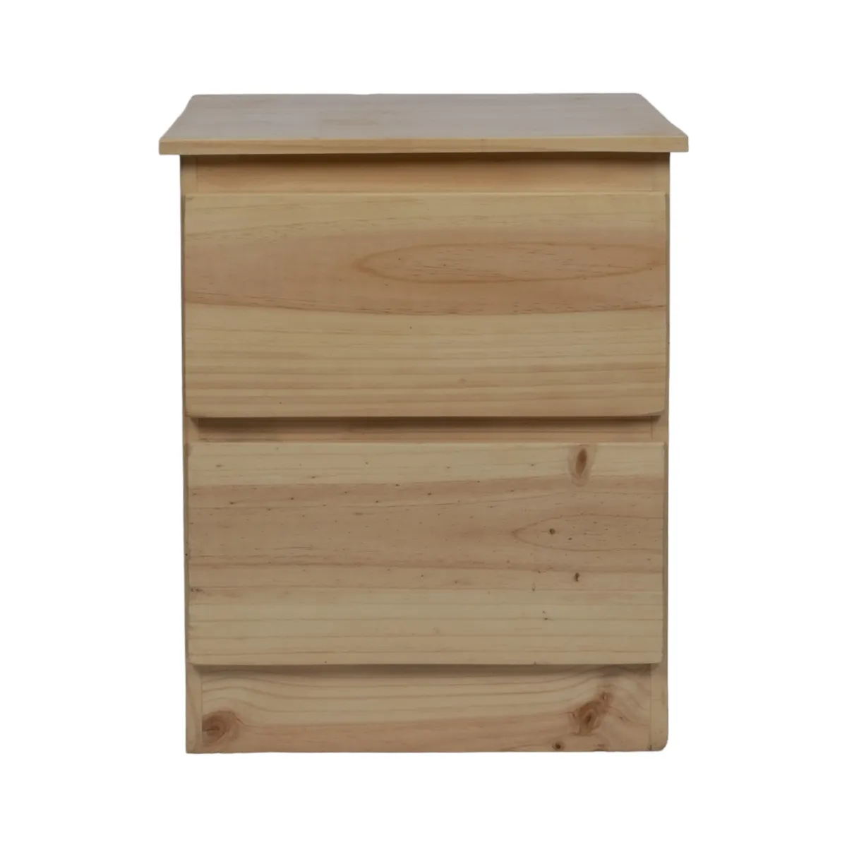 MUEBLES MACRUMO - Velador 2 Cajones color Pino