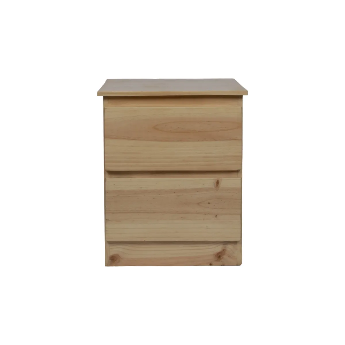 MUEBLES MACRUMO - Velador 2 Cajones color Pino