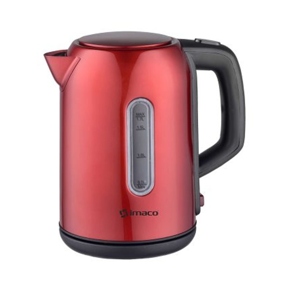 IMACO - Hervidor Eléctrico Metálico 17L Imaco KE1722R Rojo