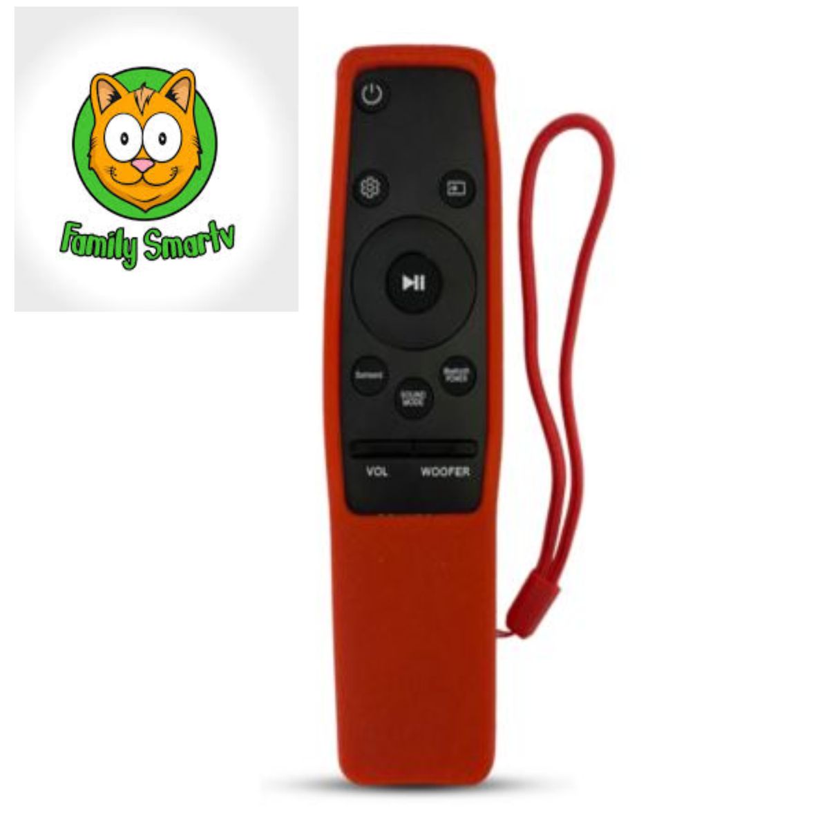 SIKAI - Funda para Control Remoto para barra de sonido para Soundbar Rojo