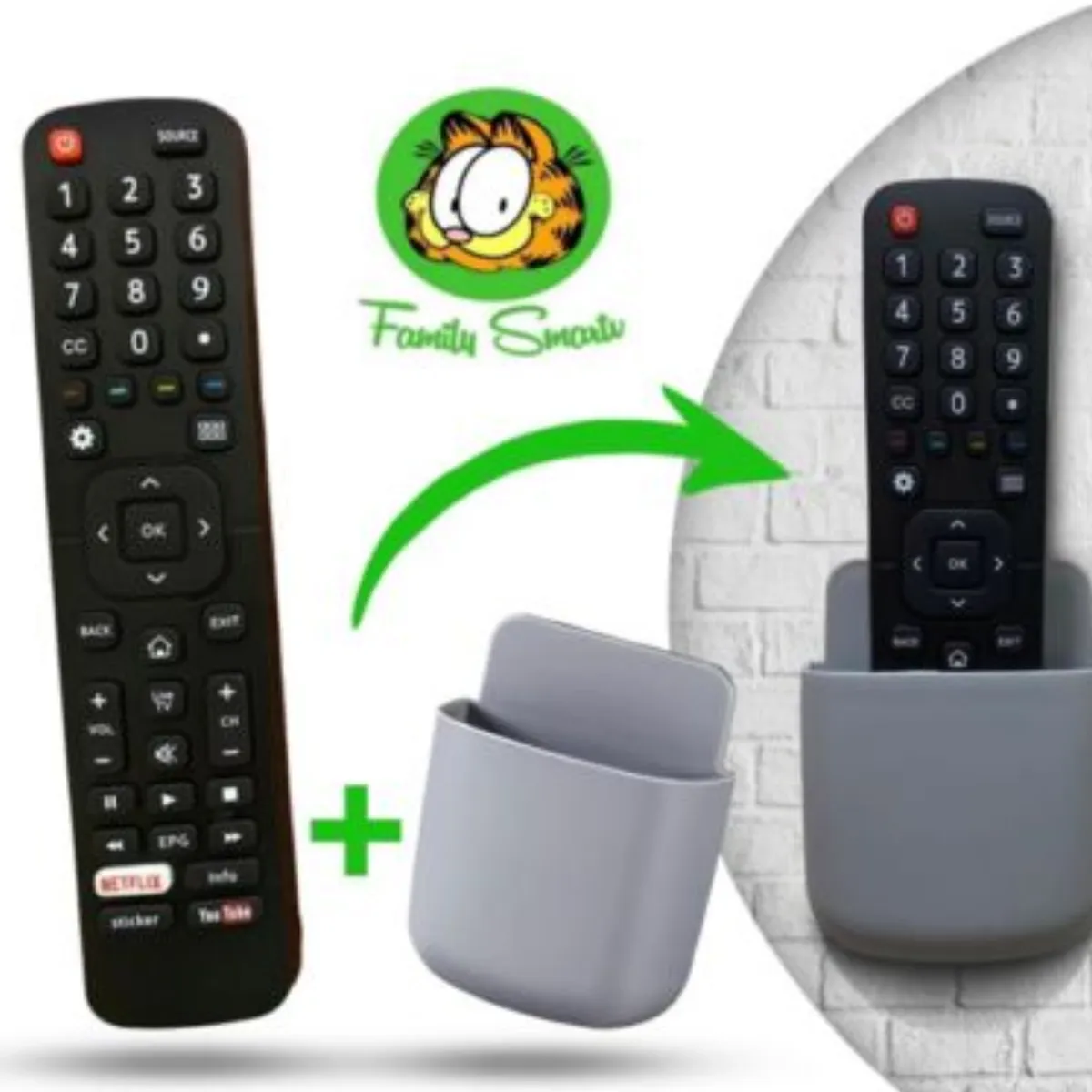 UNIVERSAL - Control Remoto Para Bgh Smart  Soporte de pared multifuncional