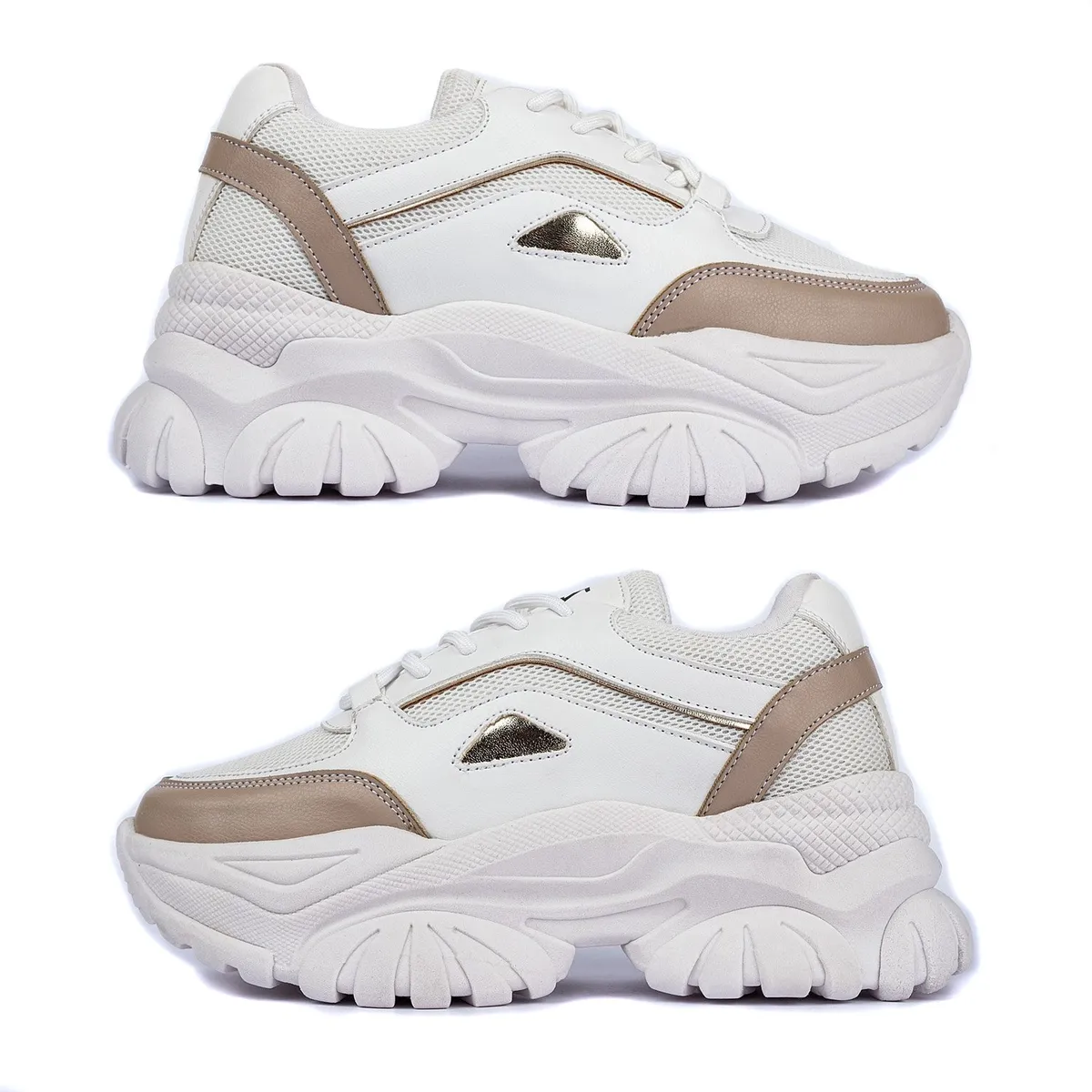 GENERICO - Zapatillas Urbana Mujer Azayu Beige