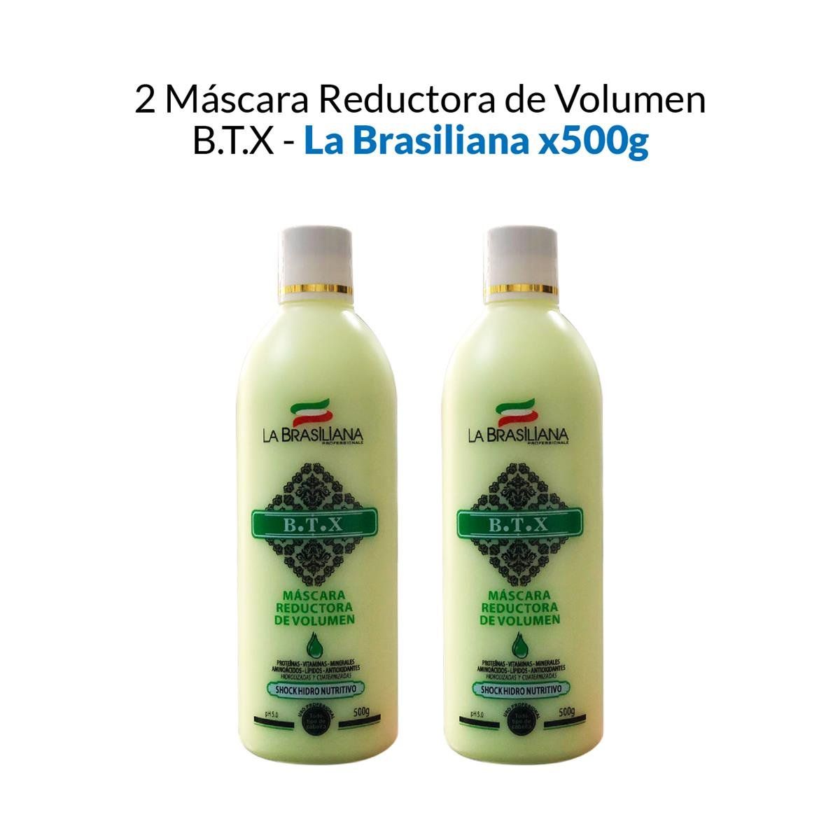 LA BRASILIANA - Shampoo Antiresiduo Limpieza Profunda La Brasiliana 500Gr 2 Unidades