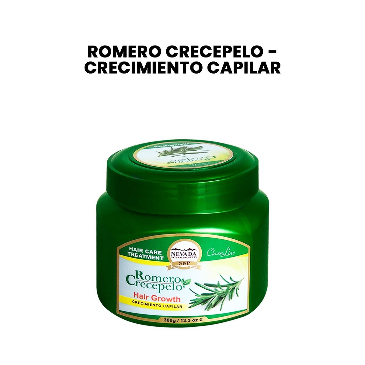 NEVADA NATURAL PRODUCTS - Crema Romero Crecepelo Crecimiento Capilar Nevada 380Gr