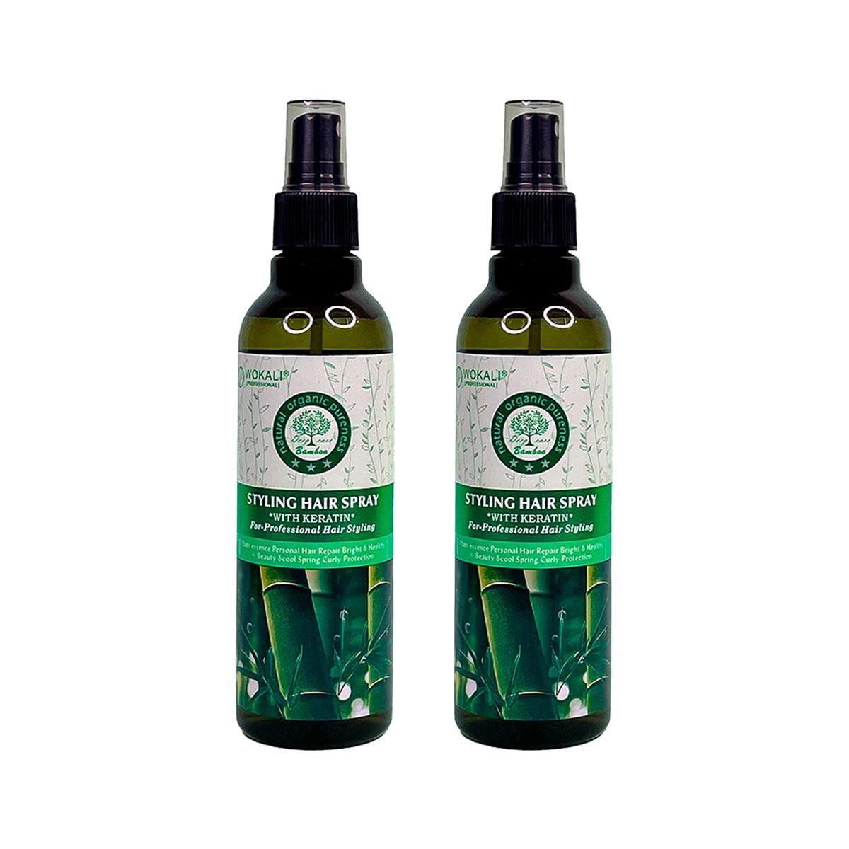 WOKALI - Spray De Fibra De Bamboo Wokali 250ml 2 Unidades