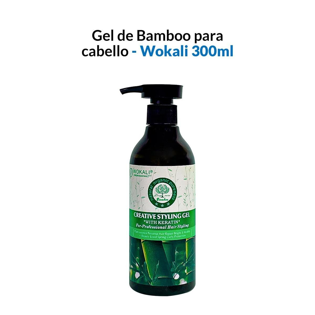 WOKALI - Gel De Bamboo Y Queratina Wokali 300ml