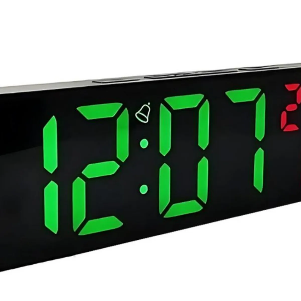 GENERICO - Reloj Digital Despertador Alarma LED Temperatura y Humedad