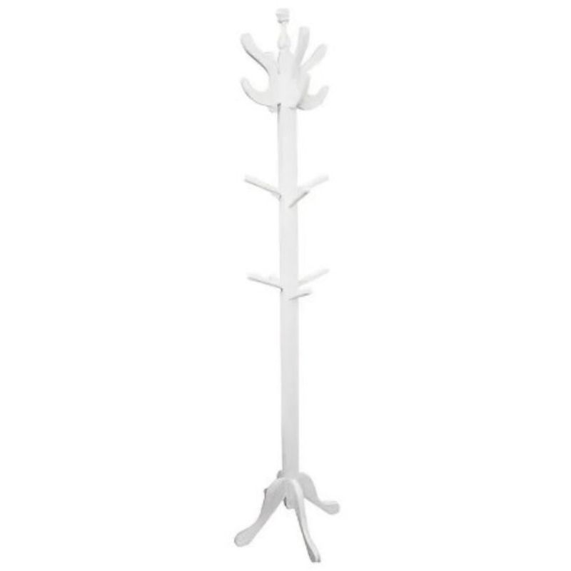 START FG - Perchero de pie 16 perchas colgador de ropa blanco