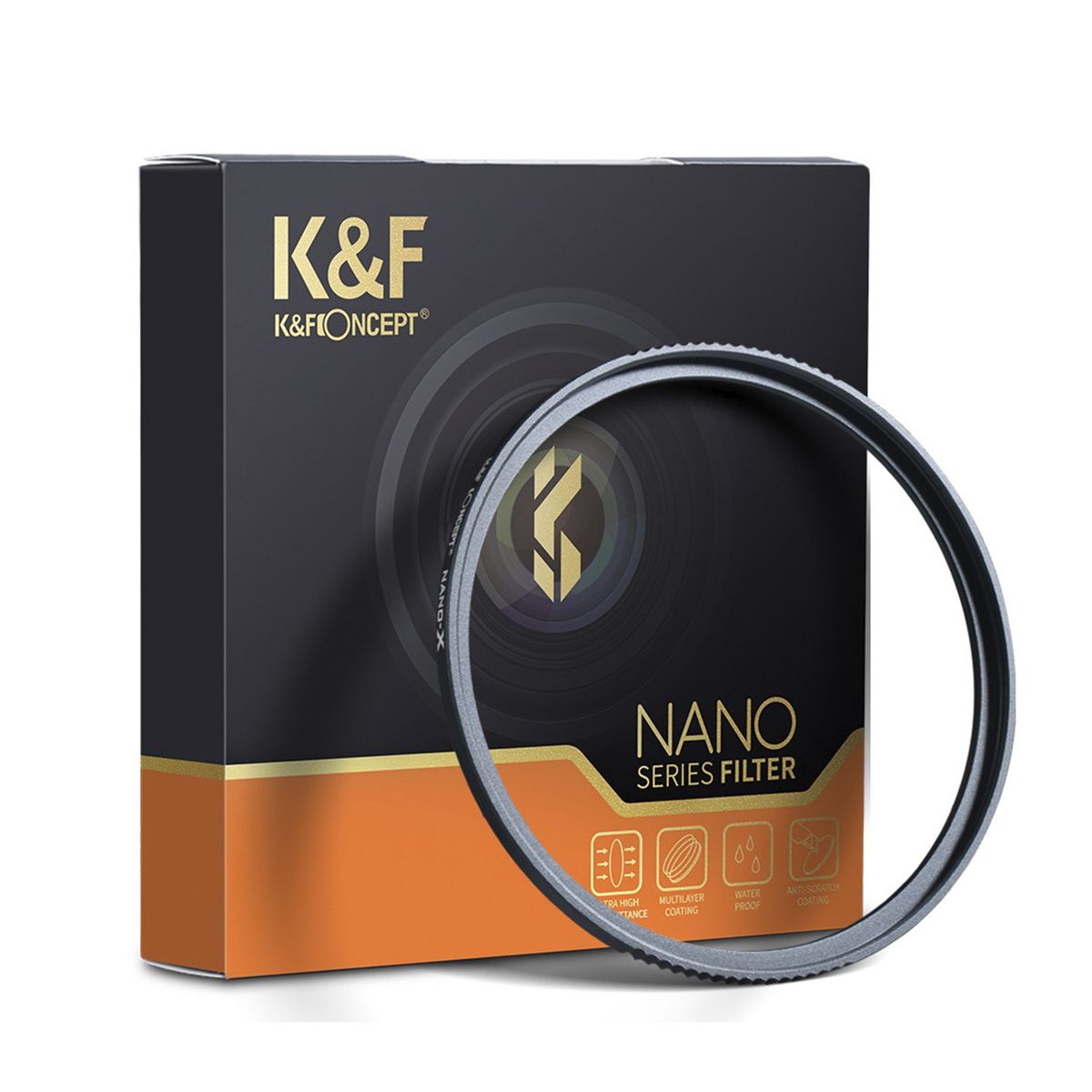 K&F CONCEPT - Filtro Ultravioleta Nano X MCUV  K&F Concept 82mm.