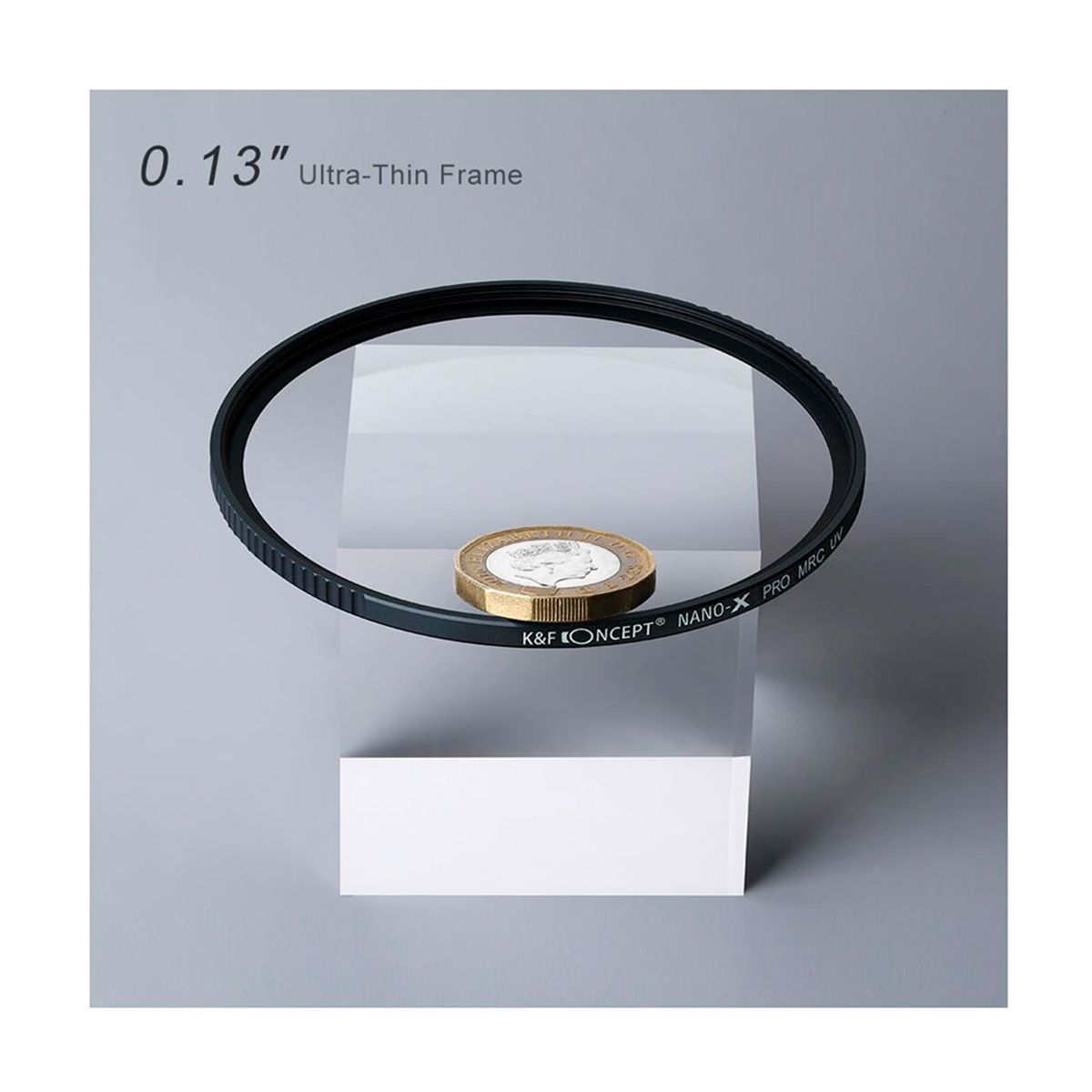 K&F CONCEPT - Filtro Ultravioleta Nano X MCUV  K&F Concept 82mm.