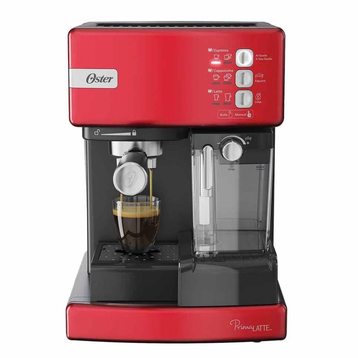OSTER - Cafetera automática Oster BVSTEM6603R_053 Espresso PrimaLatte 15 bares