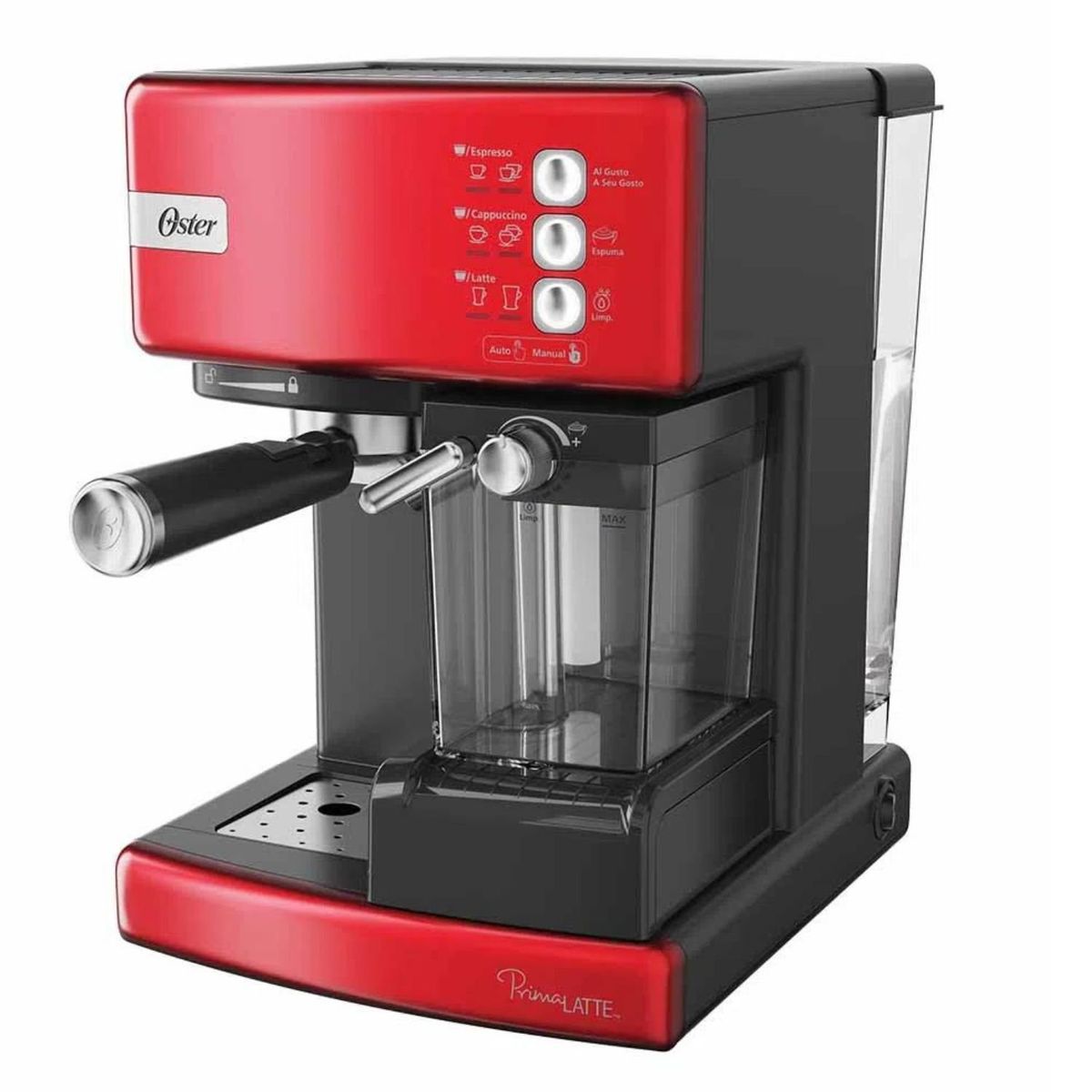 OSTER - Cafetera automática Oster BVSTEM6603R_053 Espresso PrimaLatte 15 bares