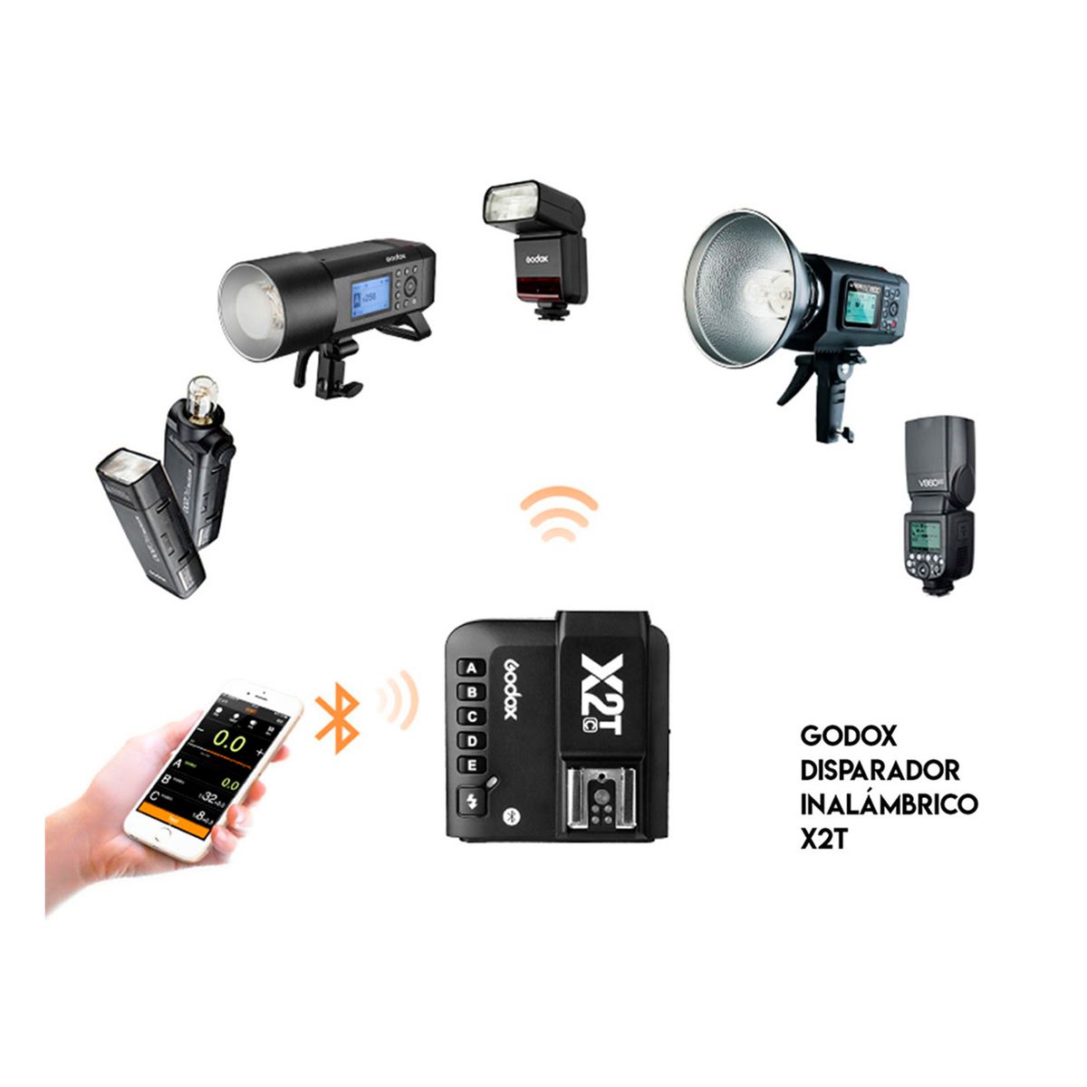 GODOX - Disparador de Flash Godox X2T NIKON TTL