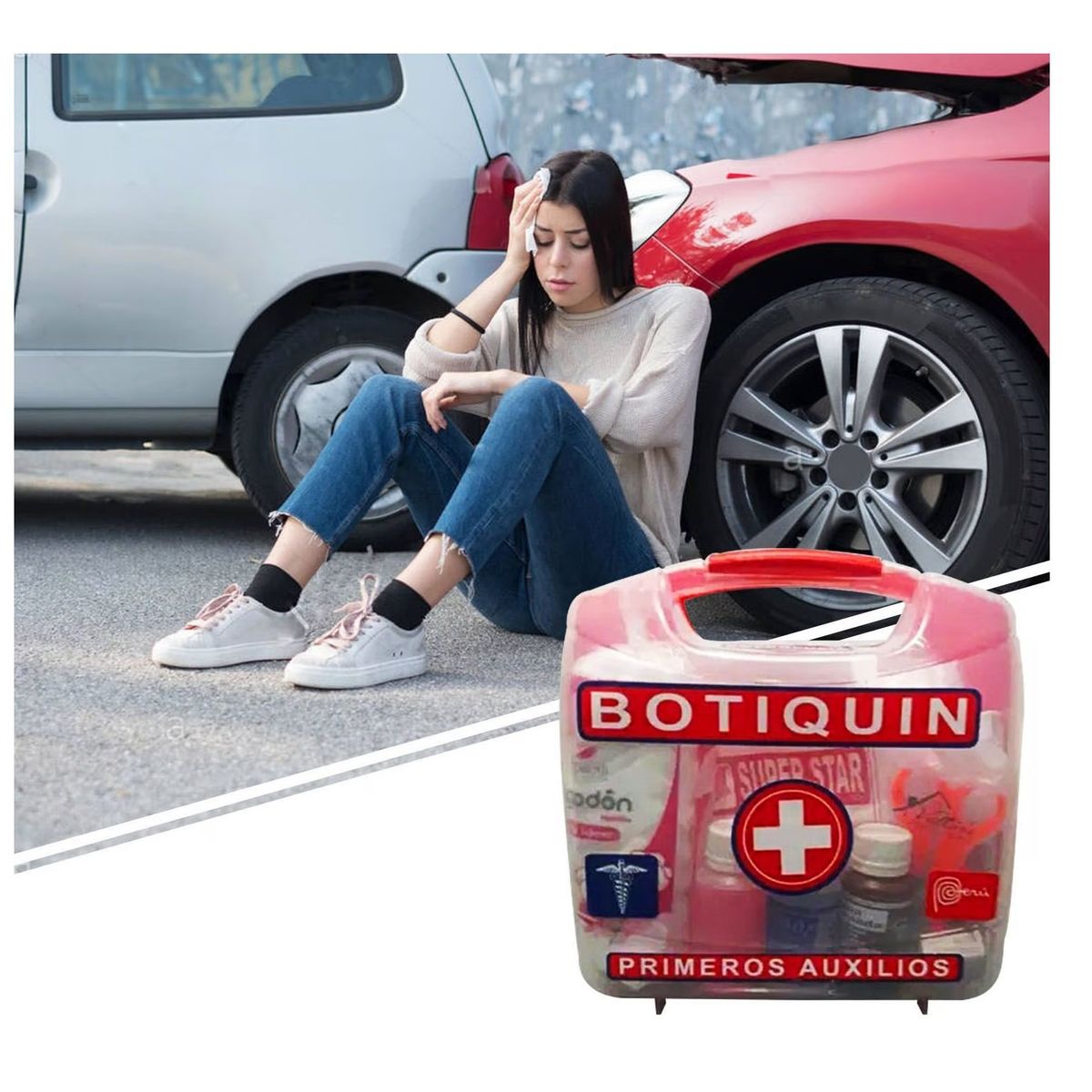 OEM - BOTIQUIN DE PRIMEROS AUXILIOS PARA AUTOS Y NEGOCIOS