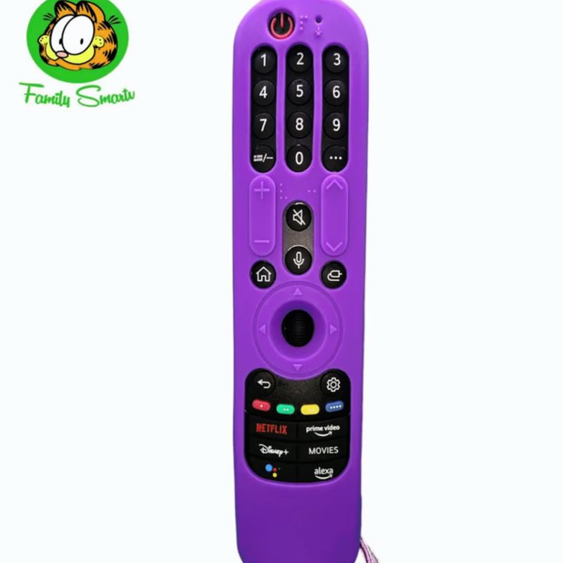 LH ELECTRONIC - Funda Control LG Magic MR23  Protector Anticaída Morado