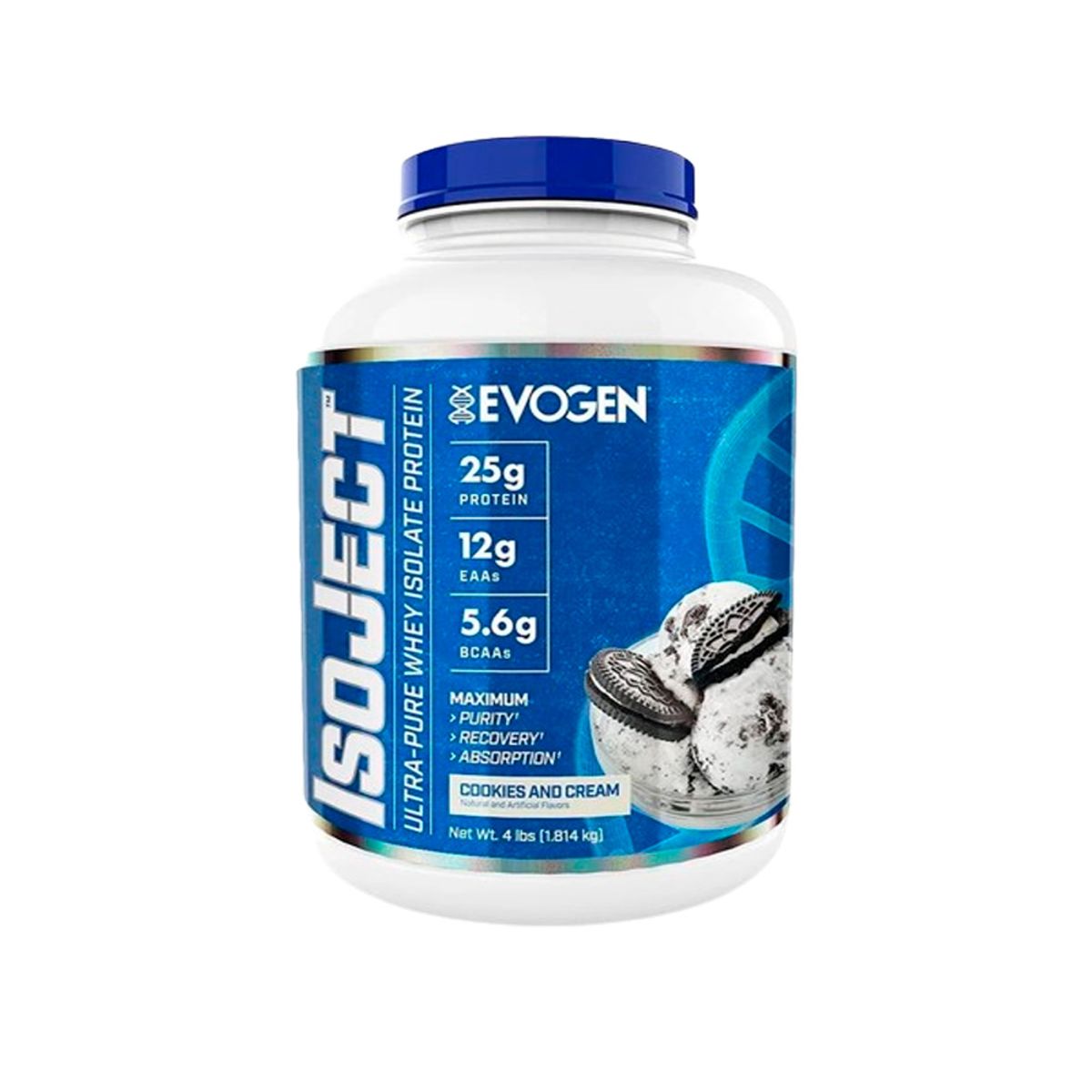 EVOGEN - Proteina Isolatada Ultra Pura Evogen ISOJECT 1.8 kg Cookies and cream